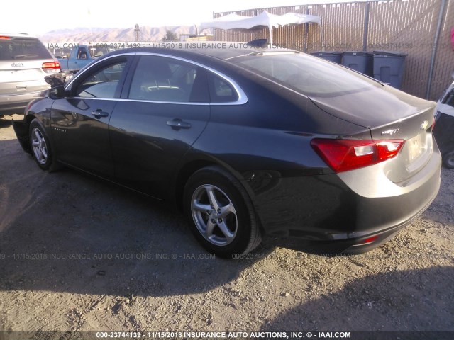 1G1ZB5ST6HF277534 - 2017 CHEVROLET MALIBU LS 灰色 照片 3