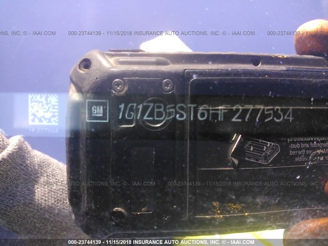 1G1ZB5ST6HF277534 - 2017 CHEVROLET MALIBU LS 灰色 照片 9