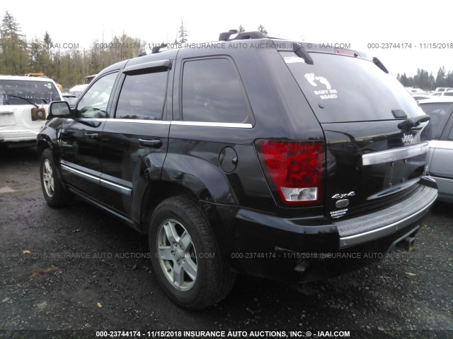 1J8HR68236C167664 - 2006 JEEP GRAND CHEROKEE OVERLAND BLACK photo 3