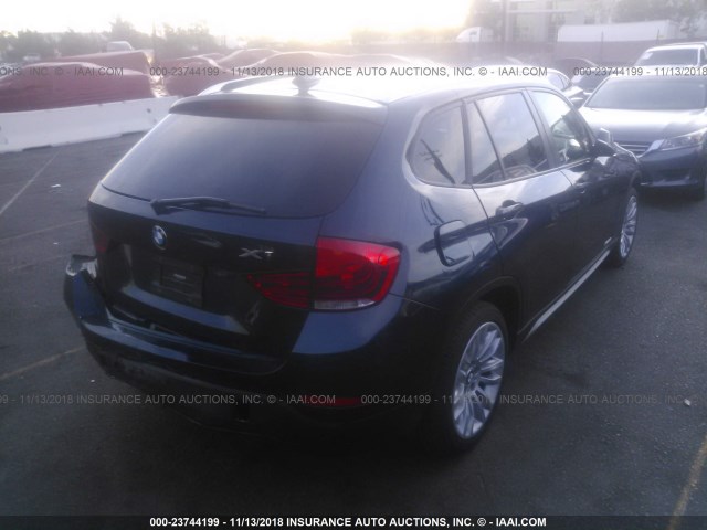 WBAVL1C50EVY19690 - 2014 BMW X1 XDRIVE28I BLUE photo 4