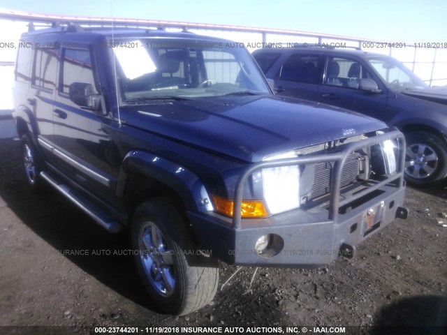 1J4RG5GT6AC118614 - 2010 JEEP COMMANDER LIMITED BLUE photo 1