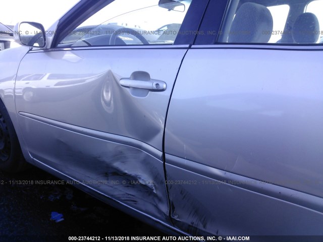 4T1BE32K94U922190 - 2004 TOYOTA CAMRY LE/XLE/SE SILVER photo 6