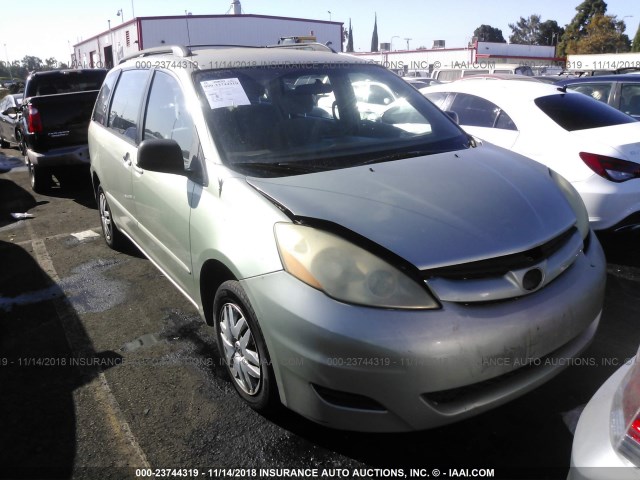 5TDZA23C06S530867 - 2006 TOYOTA SIENNA CE/LE GREEN photo 1