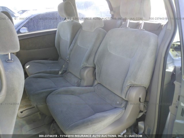 5TDZA23C06S530867 - 2006 TOYOTA SIENNA CE/LE GREEN photo 8