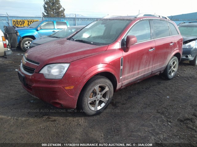 3GNFL4E54CS543644 - 2012 CHEVROLET CAPTIVA SPORT/LTZ RED photo 2