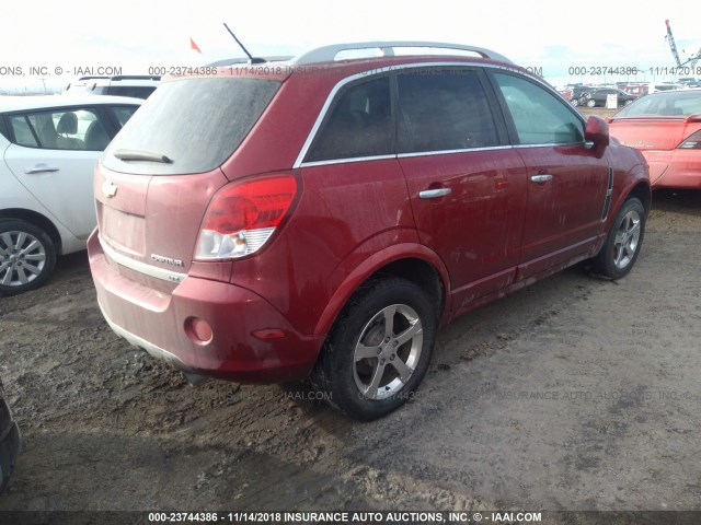 3GNFL4E54CS543644 - 2012 CHEVROLET CAPTIVA SPORT/LTZ RED photo 4