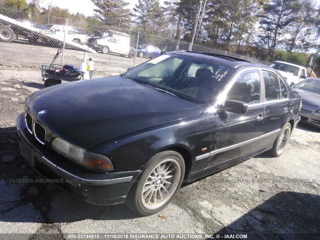 WBADD6321WGT96331 - 1998 BMW 528 I AUTOMATIC BLACK photo 2