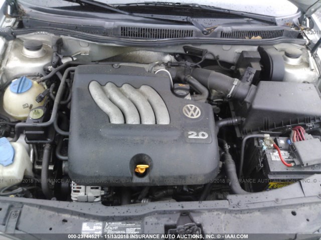 3VWRK69MX5M064610 - 2005 VOLKSWAGEN JETTA GL SILVER photo 10