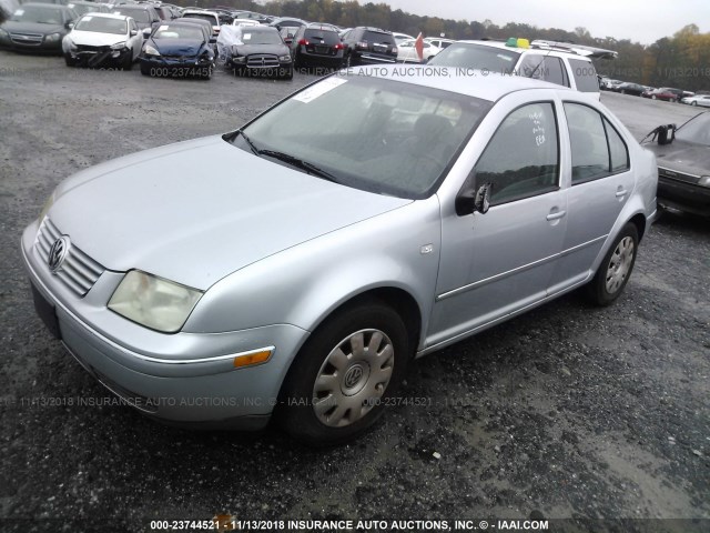 3VWRK69MX5M064610 - 2005 VOLKSWAGEN JETTA GL SILVER photo 2