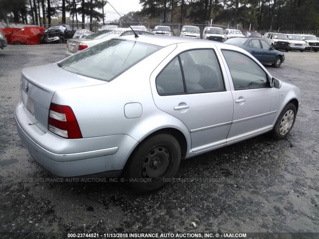 3VWRK69MX5M064610 - 2005 VOLKSWAGEN JETTA GL SILVER photo 4