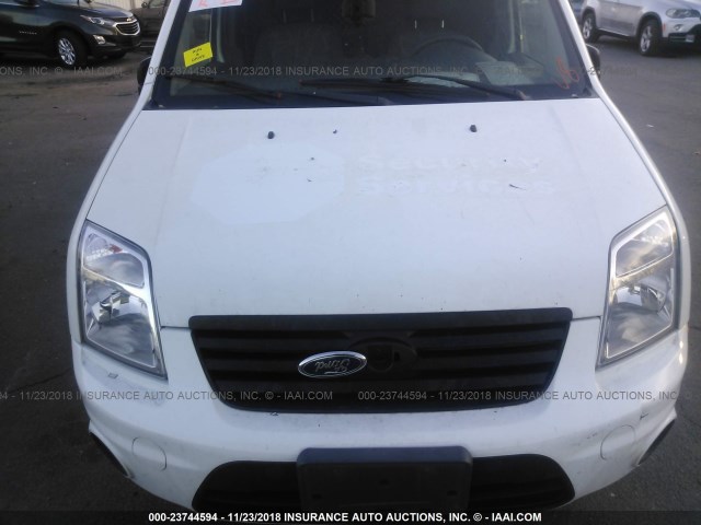 NM0LS7BN6DT155937 - 2013 FORD TRANSIT CONNECT XLT WHITE photo 10