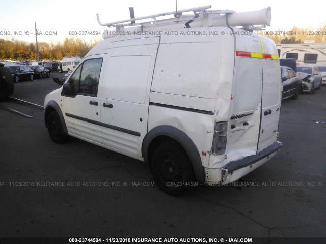 NM0LS7BN6DT155937 - 2013 FORD TRANSIT CONNECT XLT WHITE photo 3