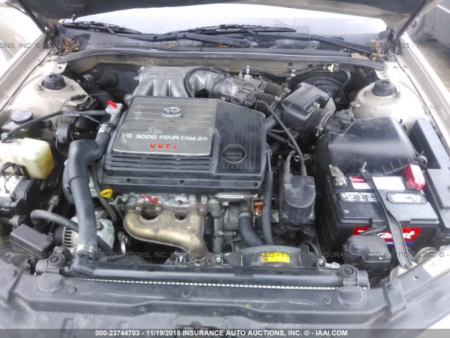 JT8BF28G6Y0248655 - 2000 LEXUS ES 300 TAN photo 10