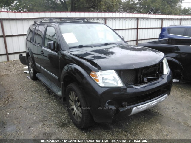 5N1AR1NBXAC624944 - 2010 NISSAN PATHFINDER S/LE/SE BLACK photo 1