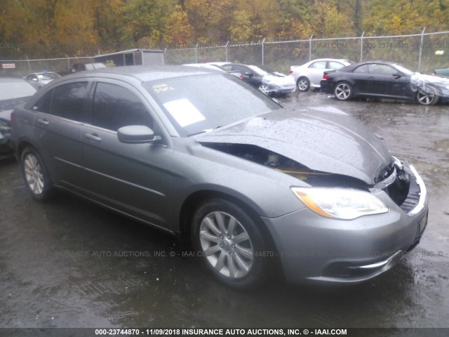 1C3CCBBG6CN316721 - 2012 CHRYSLER 200 TOURING GRAY photo 1