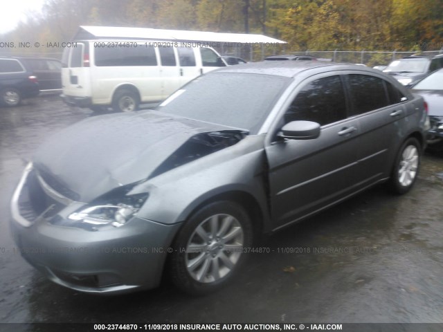 1C3CCBBG6CN316721 - 2012 CHRYSLER 200 TOURING GRAY photo 2