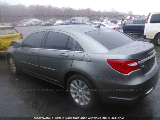 1C3CCBBG6CN316721 - 2012 CHRYSLER 200 TOURING GRAY photo 3