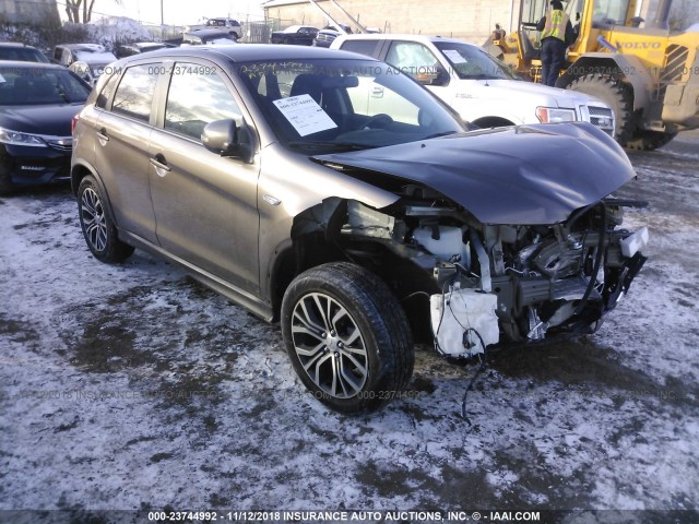 JA4AR3AW6HZ064656 - 2017 MITSUBISHI OUTLANDER SPORT ES/SE GRAY photo 1