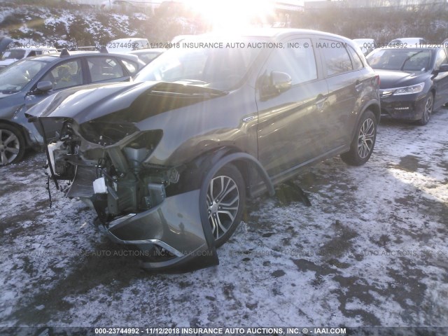 JA4AR3AW6HZ064656 - 2017 MITSUBISHI OUTLANDER SPORT ES/SE GRAY photo 2