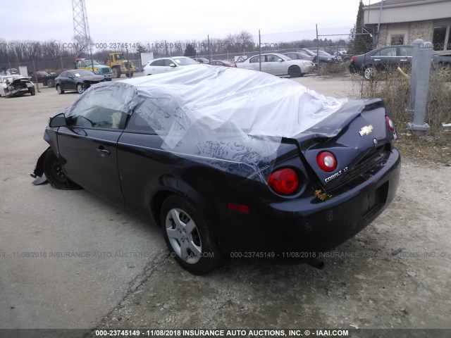 1G1AL18F087202407 - 2008 CHEVROLET COBALT LT BLUE photo 3