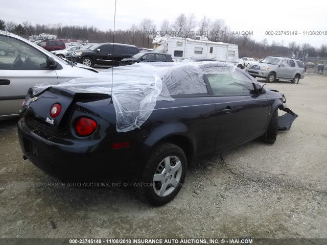 1G1AL18F087202407 - 2008 CHEVROLET COBALT LT BLUE photo 4