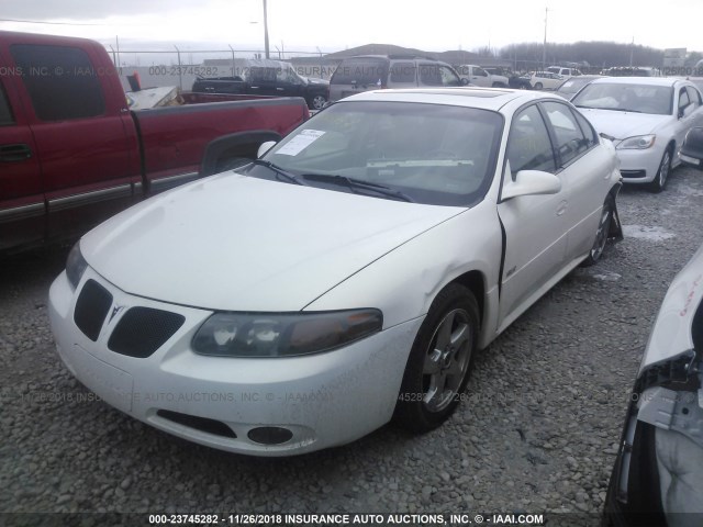 1G2HY52K95U232916 - 2005 PONTIAC BONNEVILLE SLE WHITE photo 2