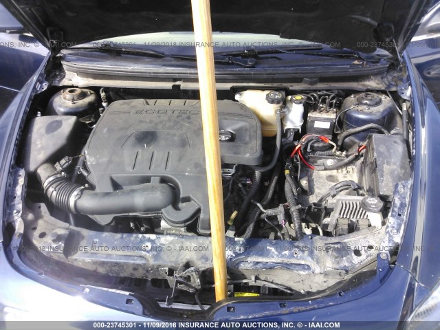 1G1ZC5E04AF278542 - 2010 CHEVROLET MALIBU 1LT BLUE photo 10