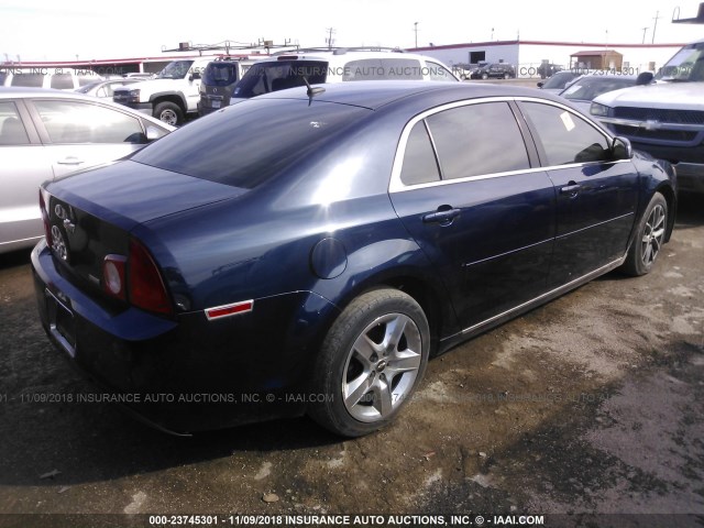 1G1ZC5E04AF278542 - 2010 CHEVROLET MALIBU 1LT BLUE photo 4