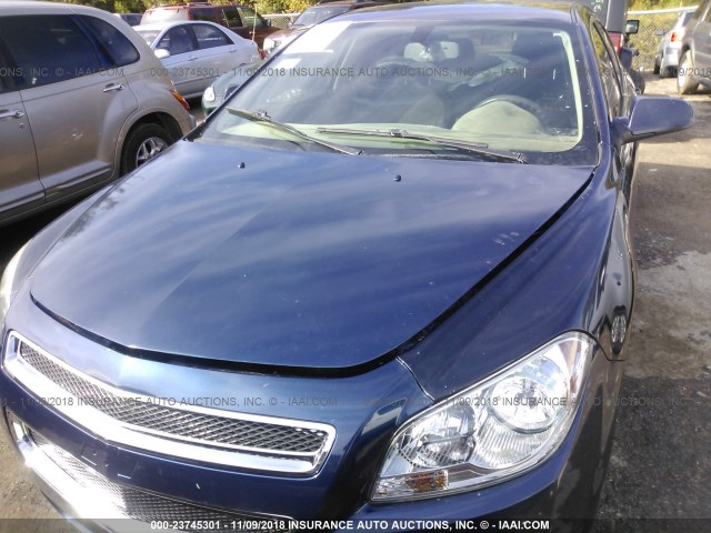 1G1ZC5E04AF278542 - 2010 CHEVROLET MALIBU 1LT BLUE photo 6