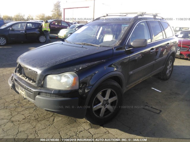 YV4CZ592461285094 - 2006 VOLVO XC90 BLACK photo 2