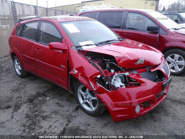 5Y2SM63825Z419939 - 2005 PONTIAC VIBE RED photo 1