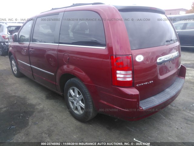 2A8HR54169R514293 - 2009 CHRYSLER TOWN & COUNTRY TOURING RED photo 3