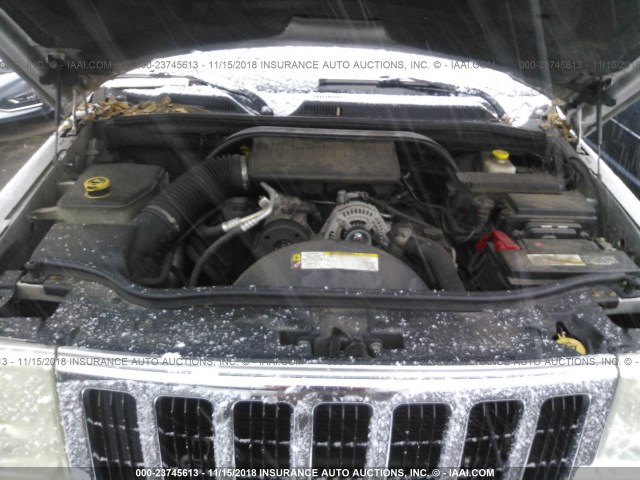 1J8HH48KX7C622597 - 2007 JEEP COMMANDER Gümüş foto 10