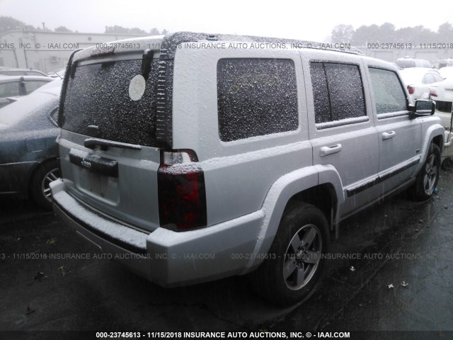 1J8HH48KX7C622597 - 2007 JEEP COMMANDER Gümüş foto 4