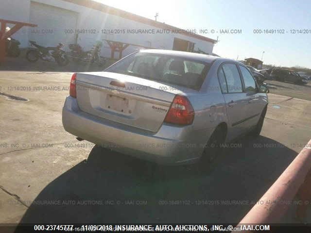 1G1ZS52F94F204579 - 2004 CHEVROLET MALIBU SILVER photo 4