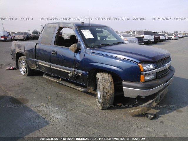 2GCEC19T441379417 - 2004 CHEVROLET SILVERADO C1500 BLUE photo 1