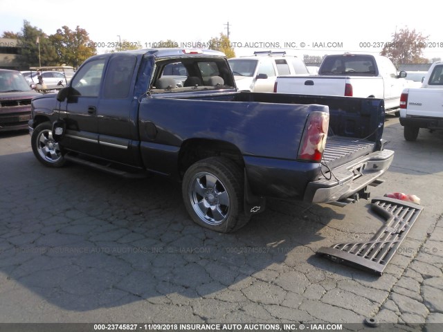 2GCEC19T441379417 - 2004 CHEVROLET SILVERADO C1500 BLUE photo 3