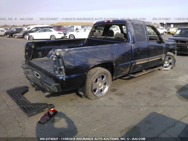 2GCEC19T441379417 - 2004 CHEVROLET SILVERADO C1500 BLUE photo 4