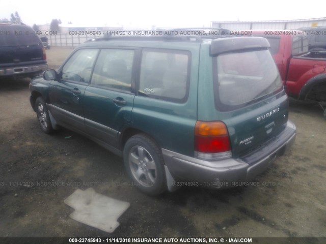 JF1SF6559XH732482 - 1999 SUBARU FORESTER S/S LIMITED GREEN photo 3