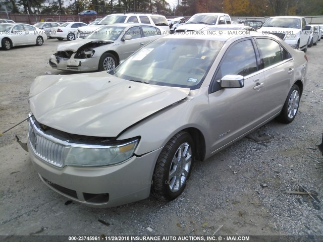 3LNHM26156R613447 - 2006 LINCOLN ZEPHYR BEIGE photo 2