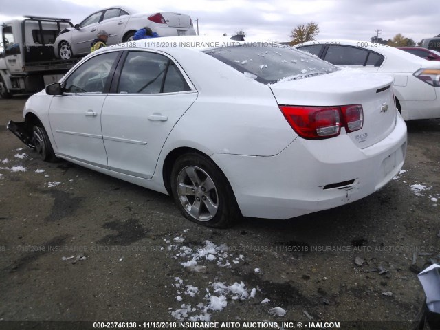 1G11B5SA5DF140719 - 2013 CHEVROLET MALIBU LS WHITE photo 3