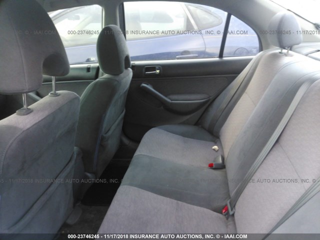 JHMES96664S009200 - 2004 HONDA CIVIC HYBRID GRAY photo 8