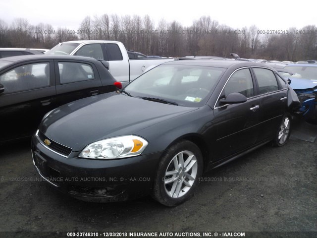 2G1WC5E35G1142224 - 2016 CHEVROLET IMPALA LIMITED LTZ GRAY photo 2