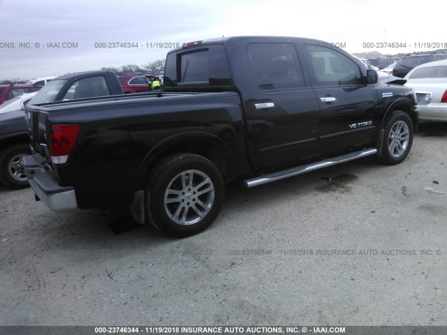 1N6BA0ED7CN313178 - 2012 NISSAN TITAN S/SV/SL/PRO-4X BLACK photo 4