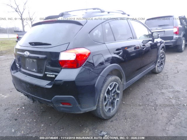 JF2GPANC7H8219605 - 2017 SUBARU CROSSTREK LIMITED BLACK photo 4