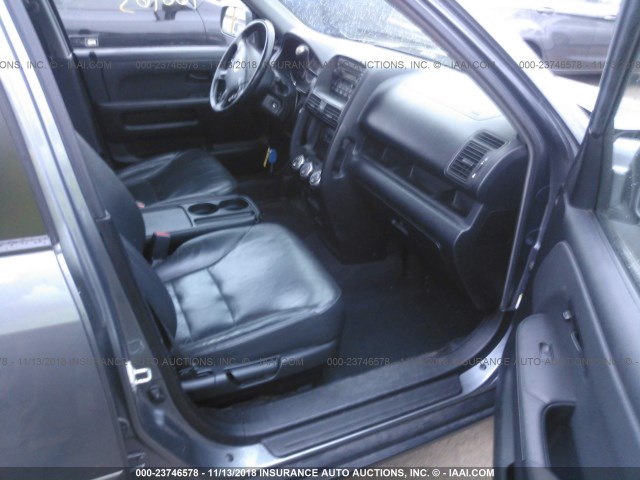 JHLRD78936C055818 - 2006 HONDA CR-V SE/EX GRAY photo 5