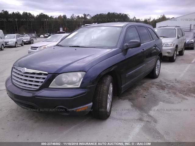 2C4GM48L25R414614 - 2005 CHRYSLER PACIFICA BLUE photo 2