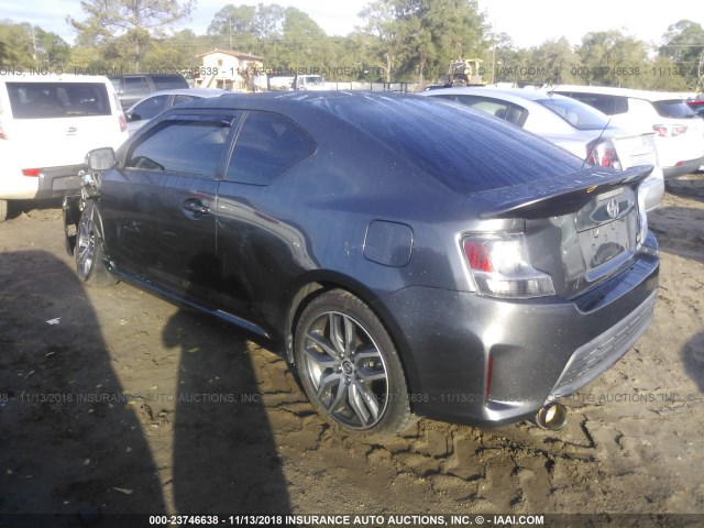 JTKJF5C72E3083115 - 2014 TOYOTA SCION TC 灰色 照片 3