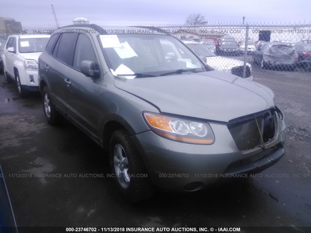 5NMSG13D98H151827 - 2008 HYUNDAI SANTA FE GLS GREEN photo 1