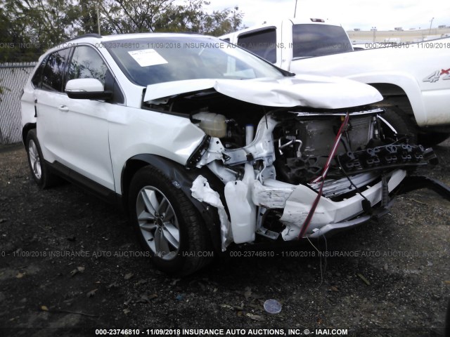 2FMPK3J92JBB56205 - 2018 FORD EDGE SEL WHITE photo 1